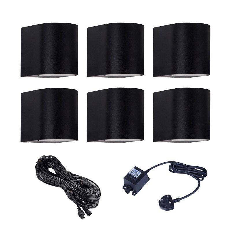 Image of Easyfit 12V Garden Lights - Fauna LED Wall Light Kit - 6 Lights