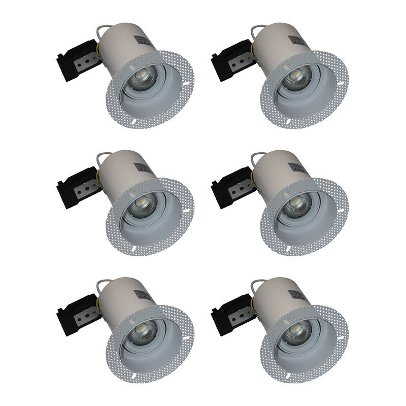 Image of Envirolight Plaster-In Fire-Rated IP65 Fixed Downlight