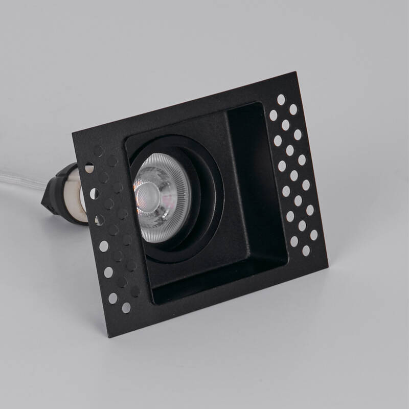 Image of Envirolight Square Plaster-In Trimless Fire Rated Fixed Downlight