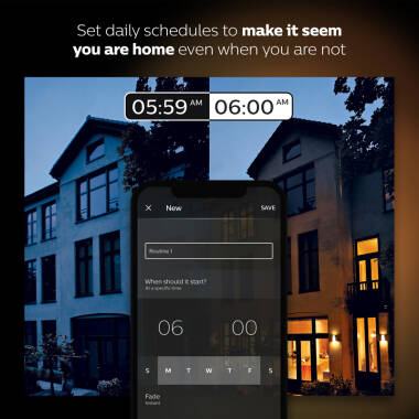 Image of Philips Hue 9W Smart Dimmable LED Bulb Screw Cap - Pack of 2