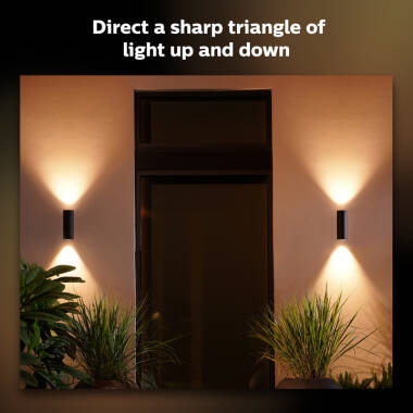 Image of Philips Hue Appear LED Smart Outdoor Up & Down Wall Light