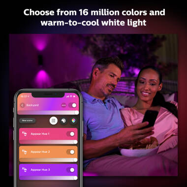 Image of Philips Hue Appear LED Smart Outdoor Up & Down Wall Light