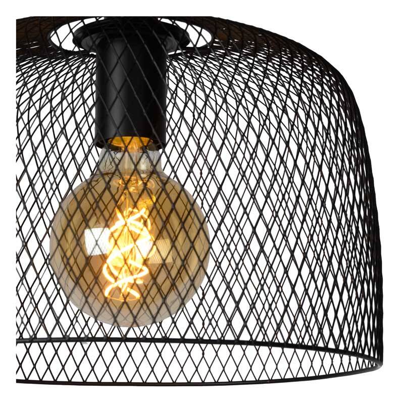Image of Lucide Mesh Semi-Flush Ceiling Light