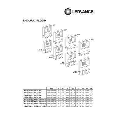 Image of Ledvance Endura 10W Cool White LED Floodlight