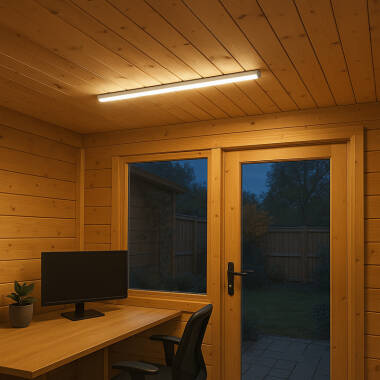 Image of Tough Eco 40W Cool White LED Weatherproof Batten IP65