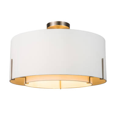 Westport Elm Semi-Flush Ceiling Light