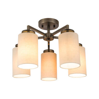 Wisteria Brook 5 Arm Semi-Flush Ceiling Light