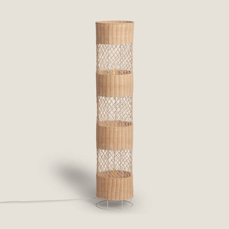 Image of Edit Rubra Bamboo Floor Lamp