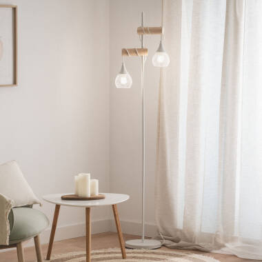 Image of Edit Monah 2 Light Floor Lamp