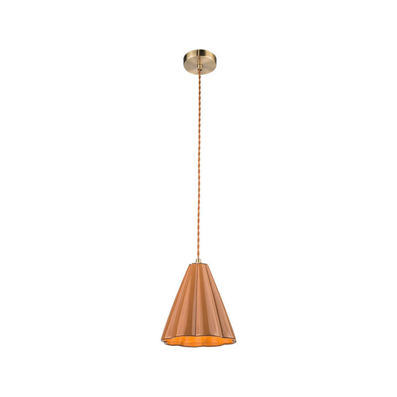 Image of Edit Iris Ceramic Ceiling Pendant Light