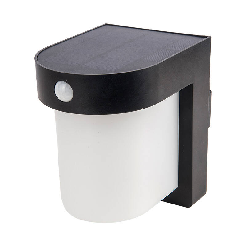 Image of Suri Milos Solar LED Outdoor Wall Light with PIR Sensor