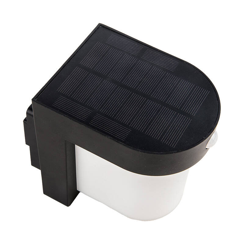 Image of Suri Milos Solar LED Outdoor Wall Light with PIR Sensor