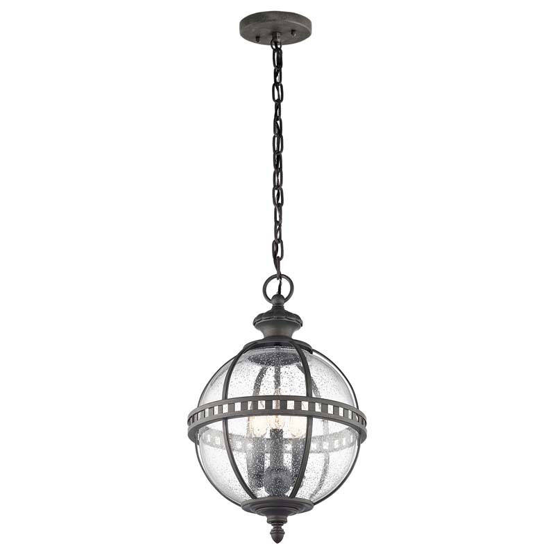 Image of Kichler Halleron 3 Light Pendant Porch Lantern