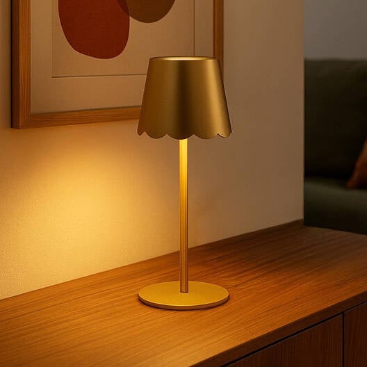 Image of Edit Aoife USB Rechargeable Battery Operated LED Touch Table Lamp