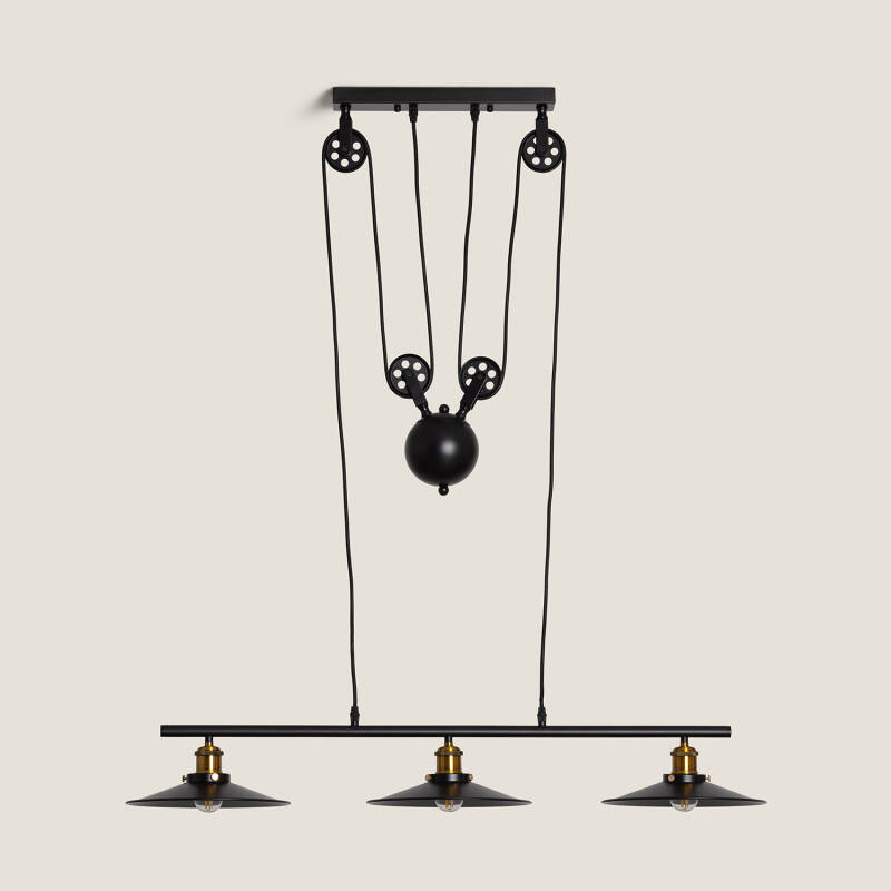 Image of Edit Pusaka 3 Light Bar Ceiling Pendant Light