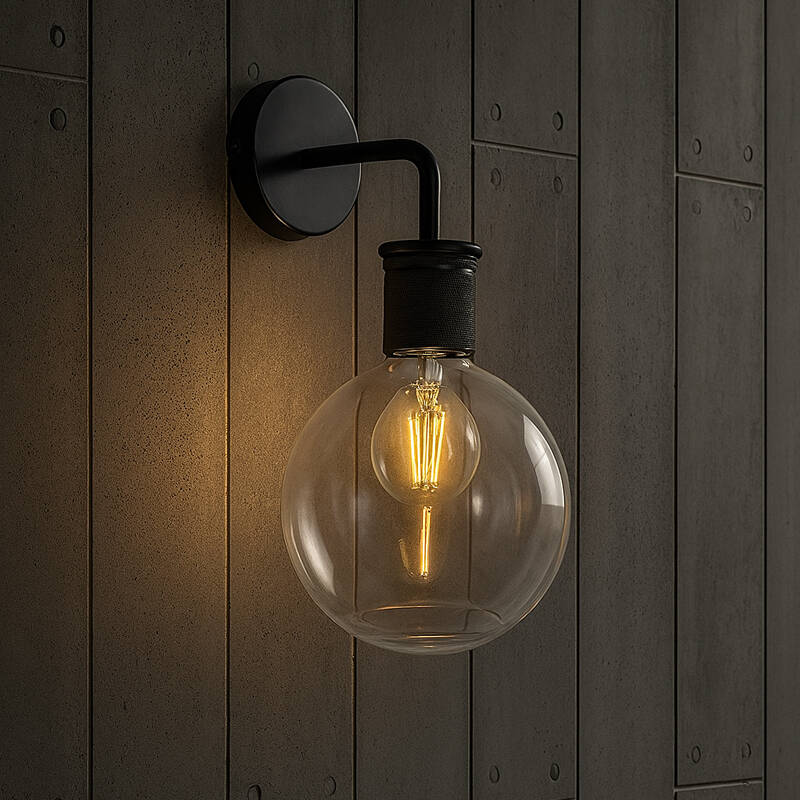 Image of Westport Knurl Glass Wall Light