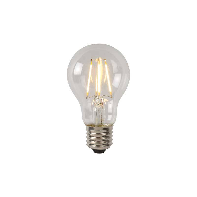 Image of Lucide 5W Warm White Dimmable LED Decorative Filament GLS Clear