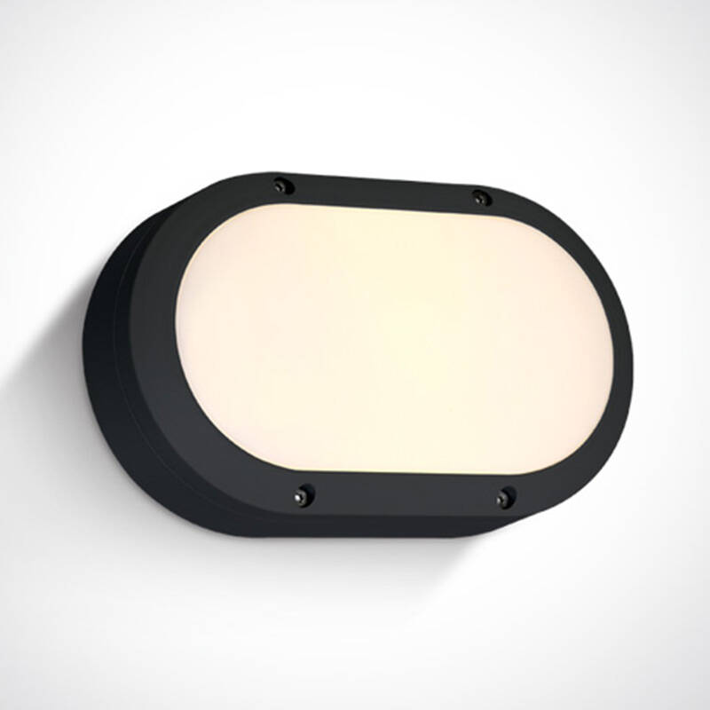 Image of Guard 10W Warm White LED Outdoor Oval Wall Light