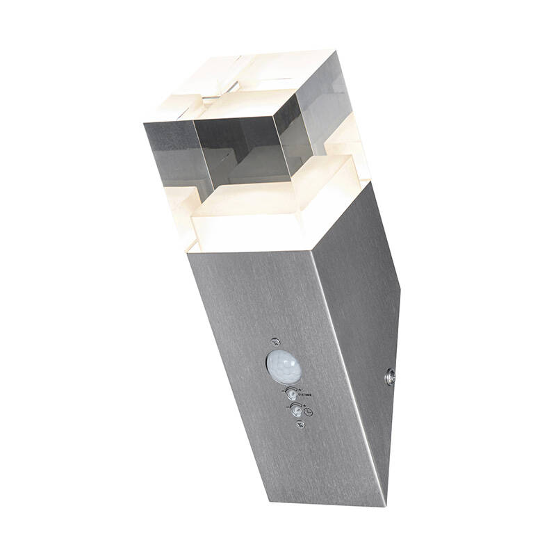 Image of Ledvance Endura Cube Torch 5W Warm White LED Outdoor Wall Light with PIR Sensor