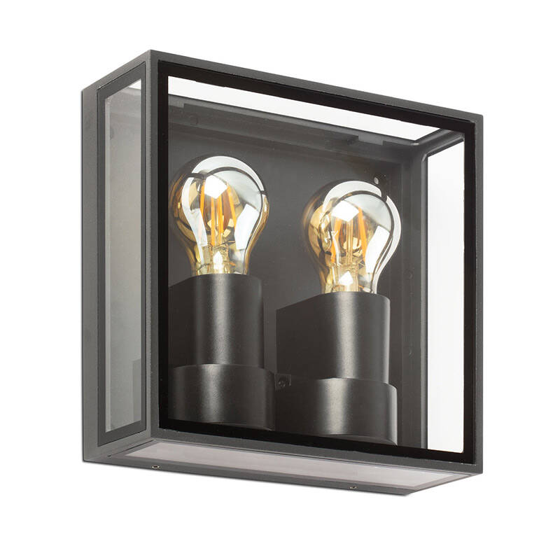Image of Faro Barcelona Pomo Outdoor Lantern Wall Light