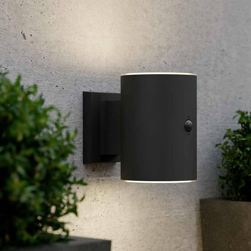 Image of Suri 365 Grantham Solar LED Outdoor Up & Down Wall Light with PIR Sensor