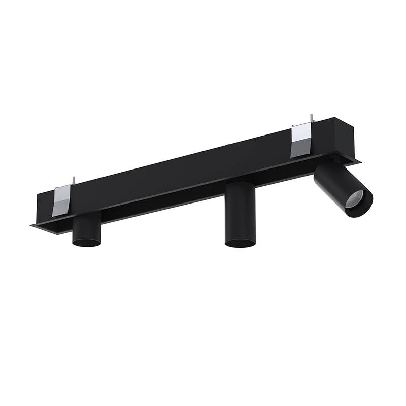 Image of Edit Mono Deep Recessed 3 Light Spotlight Bar
