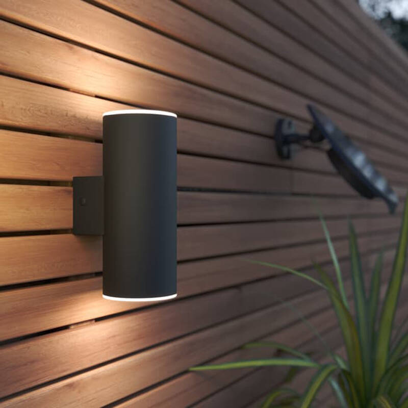 Image of Suri 365 Chester Solar LED USB Outdoor Up & Down Wall Light