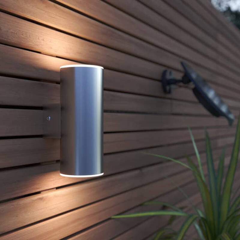 Image of Suri 365 Chester Solar LED USB Outdoor Up & Down Wall Light