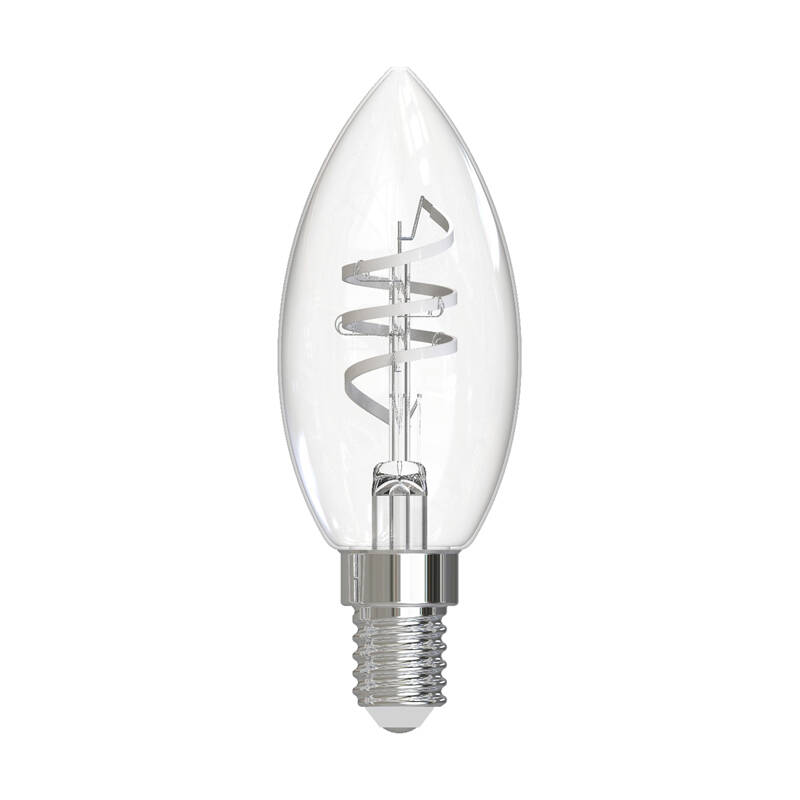 Image of Dar 4.6W Dimmable LED Decorative Filament Candle Bulb - Small Screw Cap