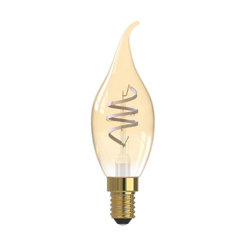 Image of Dar 4W Dimmable LED Decorative Filament Candle Bulb - Small Screw Cap