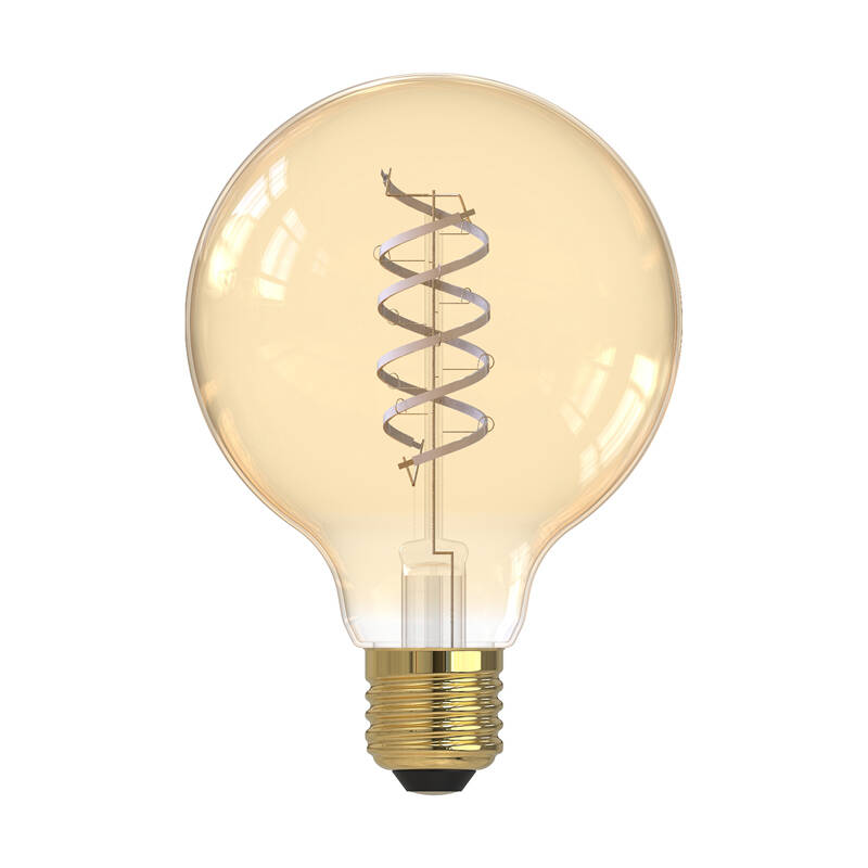 Image of Dar 5.5W Dimmable LED Decorative Filament 95mm Globe Bulb - Screw Cap - Pack of 6