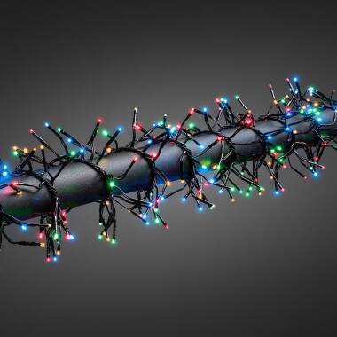 Image of Konstsmide 11.3M Multi Colour LED Multi-Function Cluster String Lights