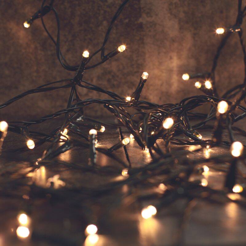 Image of 15.92M Warm White LED Multi-Function String Lights