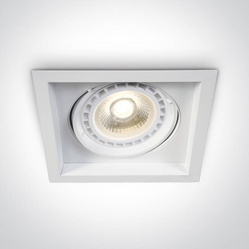 Image of Cosmic Square AR111 GU10 Recessed Fixed Downlight