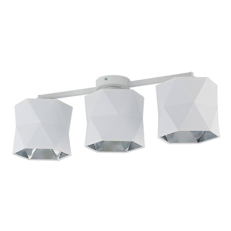 Image of Edit Peggy 3 Light Flush Ceiling Light