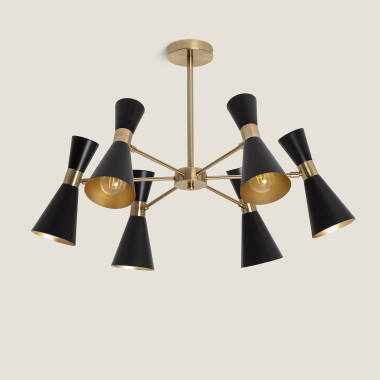 Edit Jigger 6 Light Multi Arm Semi Flush Ceiling Light