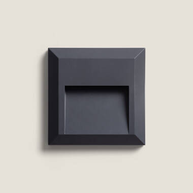 Image of Edit 1W Byron Outdoor Square LED Wall Light
