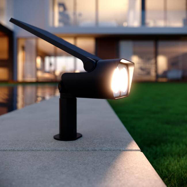 Image of Suri Seacroft Solar LED Garden Spotlight