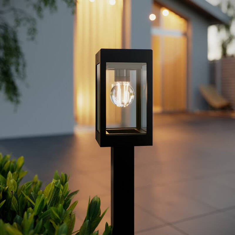 Image of Suri Banham Solar LED Outdoor Bollard Light