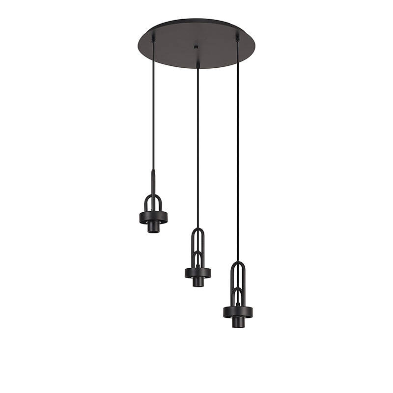 Image of Carolynn 3 Light Cluster Ceiling Pendant Lamp Holder