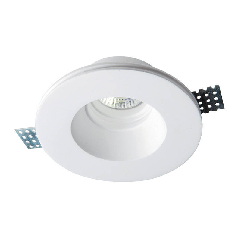 Image of Edit Bradley Round Recessed Plaster-In Fixed Downlight