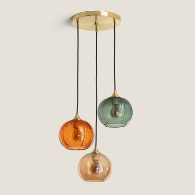 Edit Klimt 3 Light Cluster Ceiling Pendant