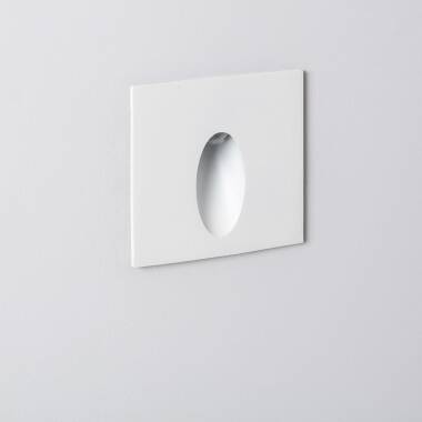 Edit Wabi 3W Square Oval LED Recessed Outdoor Wall Light