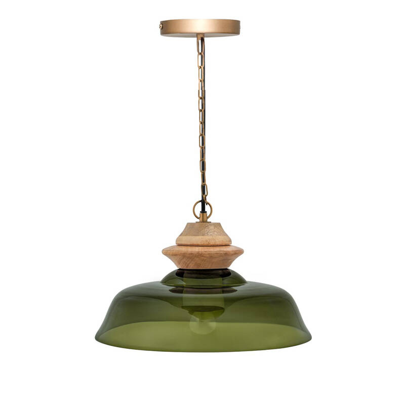 Image of Khudi & Khora Brook Glass Ceiling Pendant Light