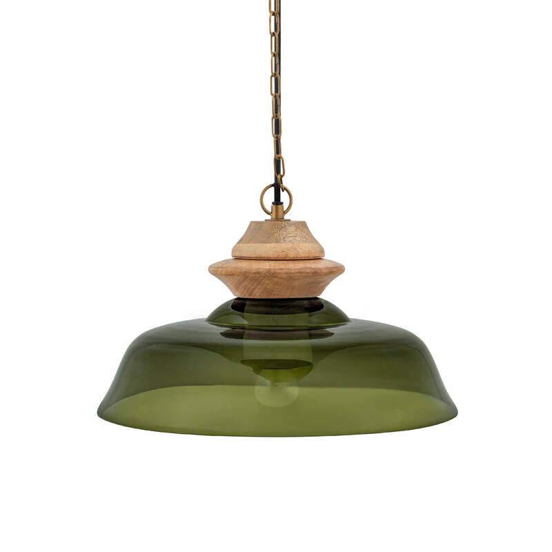 Image of Khudi & Khora Brook Glass Ceiling Pendant Light