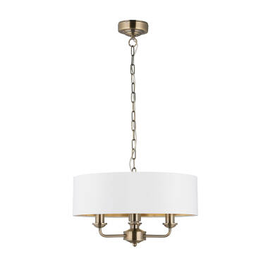 Endon Highclere 3 Light Ceiling Pendant Light