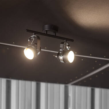 Image of Edit Sinner 2 Light Ceiling Spotlight Bar