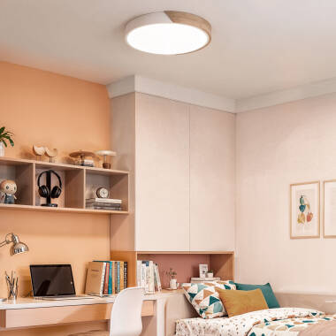 Image of Edit Dari Round 24W Selectable LED Flush Ceiling Light