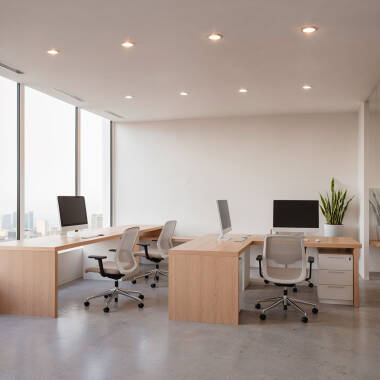 Image of Round 7W COB LED Adjustable Downlight Cutout 70mm