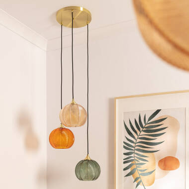 Edit Klimt 3 Light Cluster Ceiling Pendant